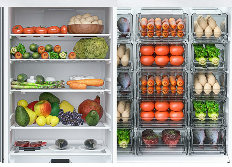 Organizador Refrigerador con cajón deslizante