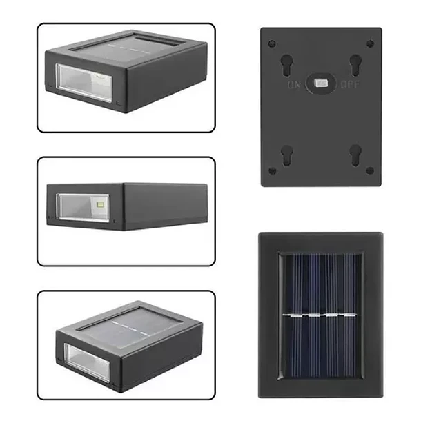 Aplique Solar de pared luz Cálida