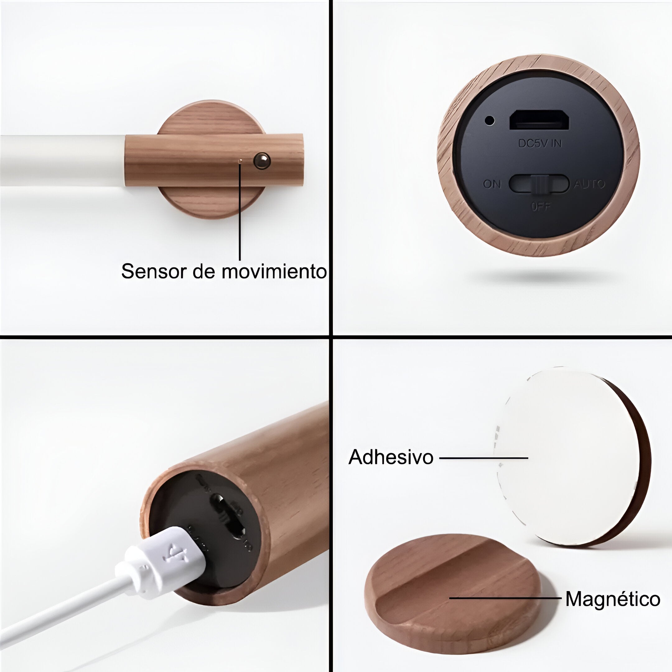 LUZ LED INTELIGENTE - RECARGABLE DISEÑO MINIMALISTA