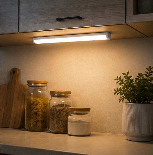 Barra LED Recargable con Sensor de Movimiento